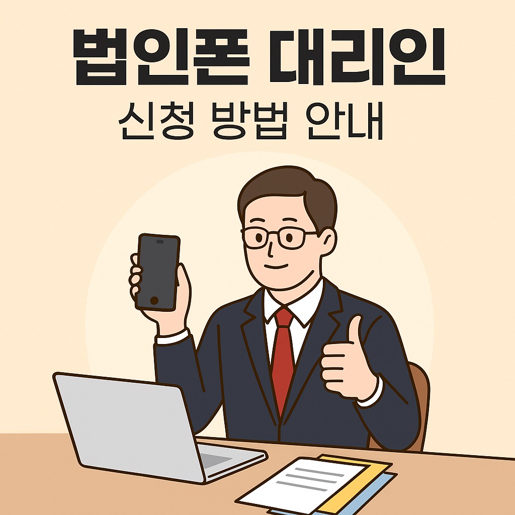 법인폰 대리인 이미지