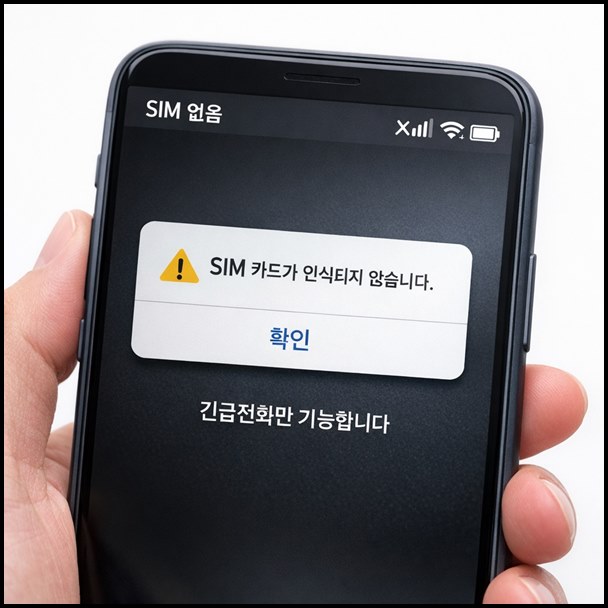 유심 인식 안됨 이미지1